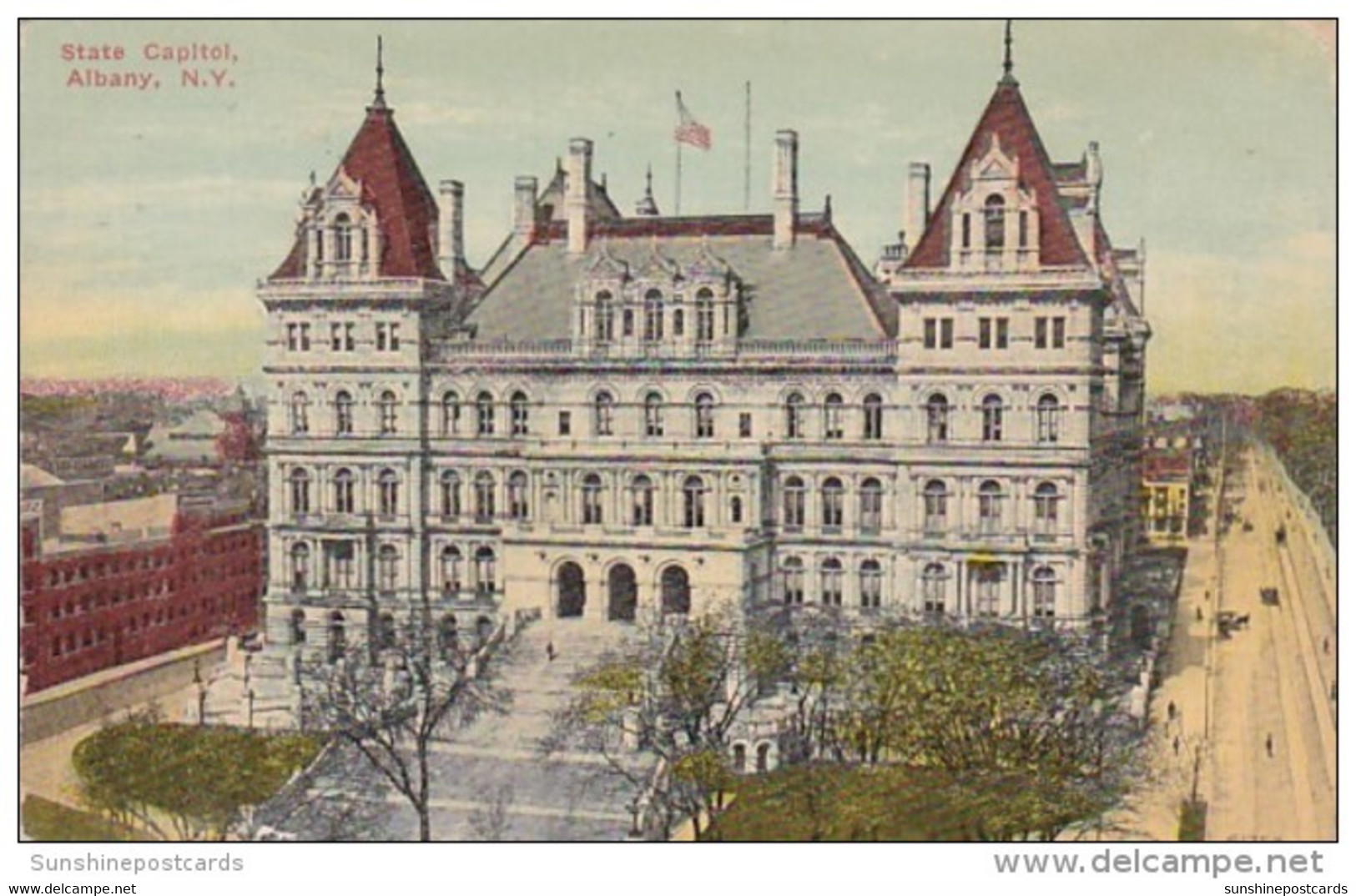 New York Albany State Capitol Building 1912 - Albany