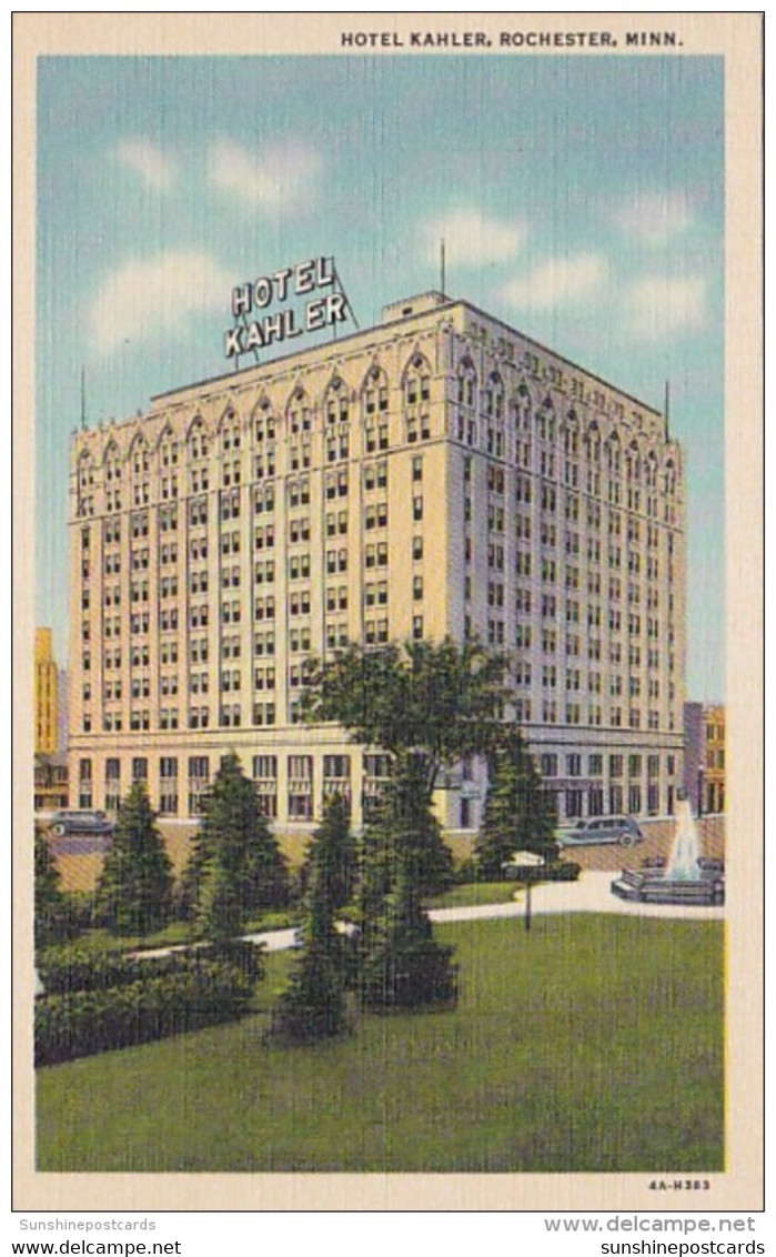 Minneapolis Rochester Hotel Kahler Curteich - Rochester