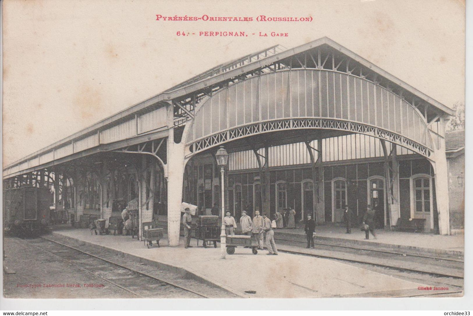 CPA Perpignan - La Gare (jolie Animation) - Perpignan