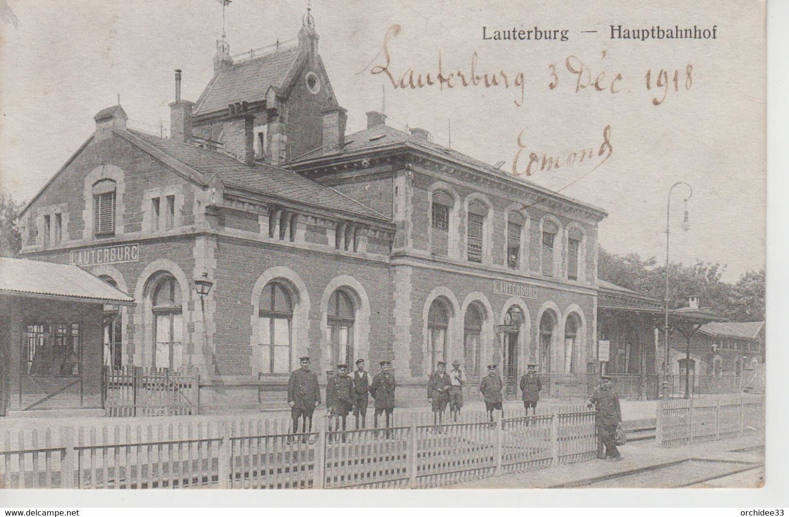 CPA (Lauterbourg) - Lauterburg - Hauptbahnhof (jolie Animation) - Lauterbourg