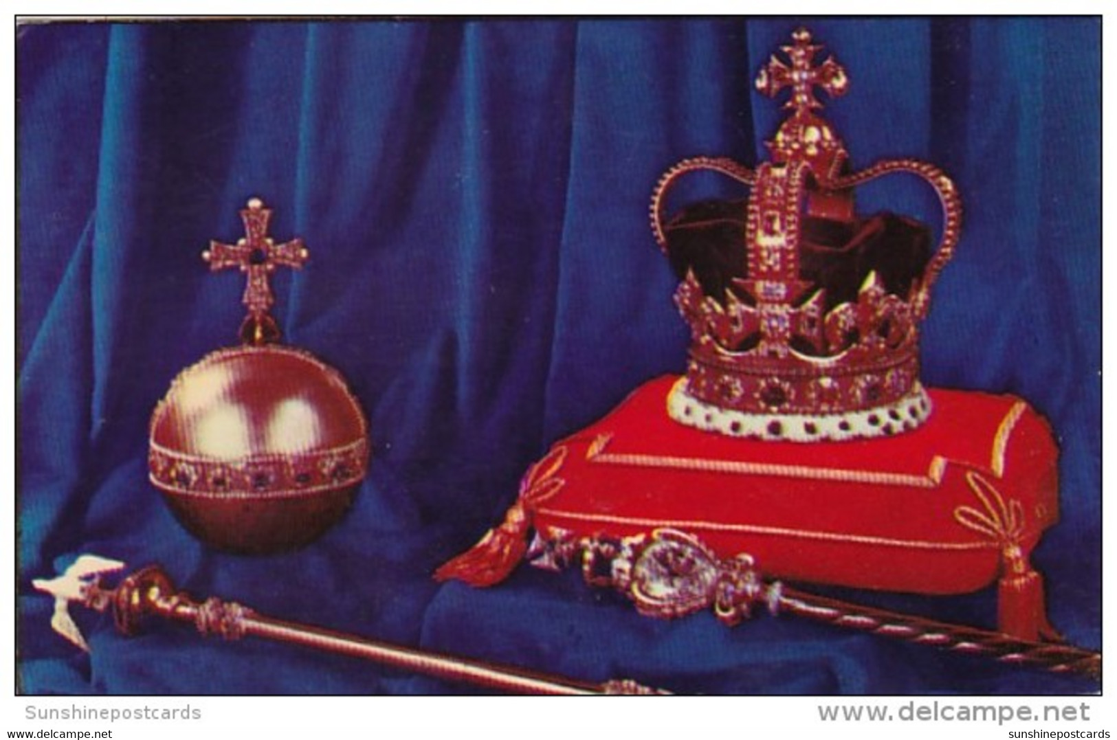 Coronation Regalia Crown Of England The Orb Royal Septre With Cross &amp; Rotal Septre With Dove 1953 - Inaugurazioni