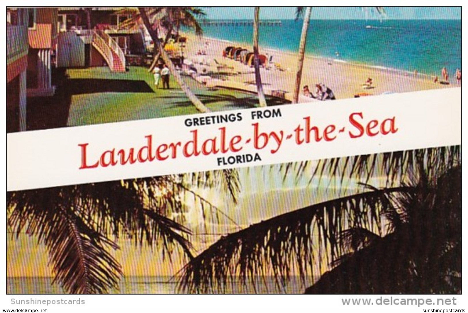 Florida Greetings From Lauderdale By The Sea - Fort Lauderdale