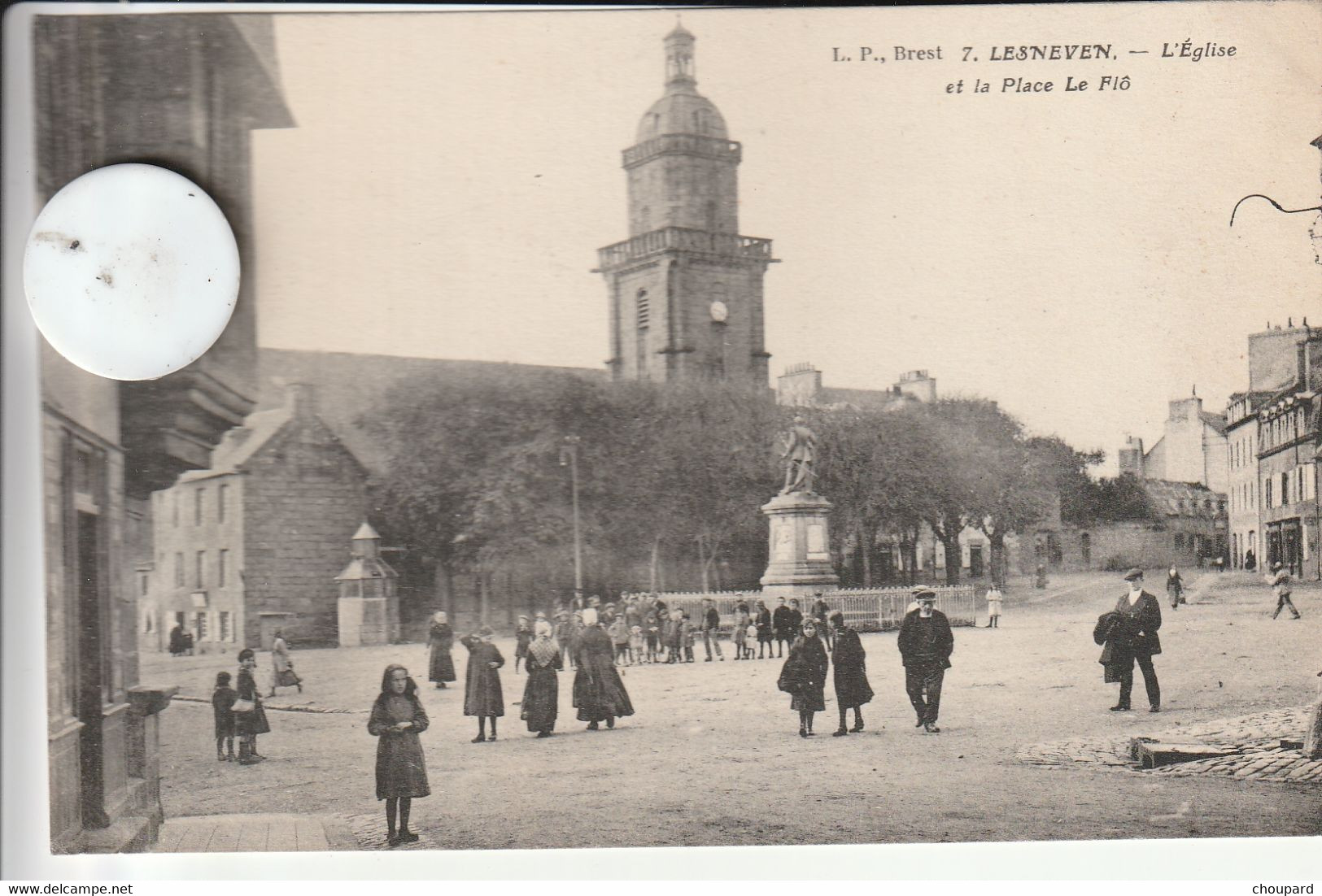 29 - Très Belle Carte Postale Ancienne De  LESNEVEN   L'Eglise - Lesneven