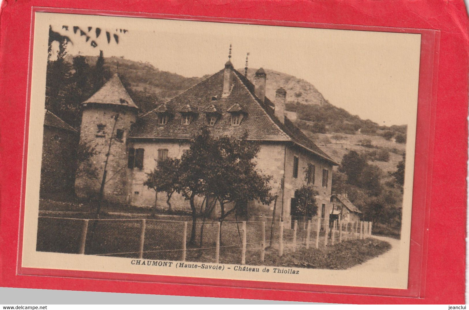 CHAUMONT - CHATEAU DE THIOLLAZ . CARTE NON ECRITE - Other & Unclassified