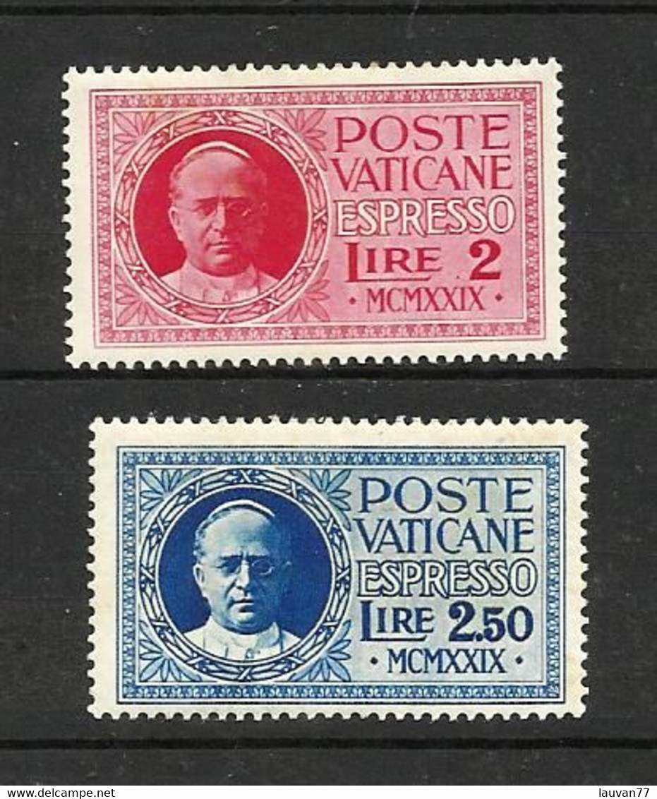 Vatican EXPRES N°1, 2 Neufs Avec Charnière* Cote 45€ - Eilsendung (Eilpost)