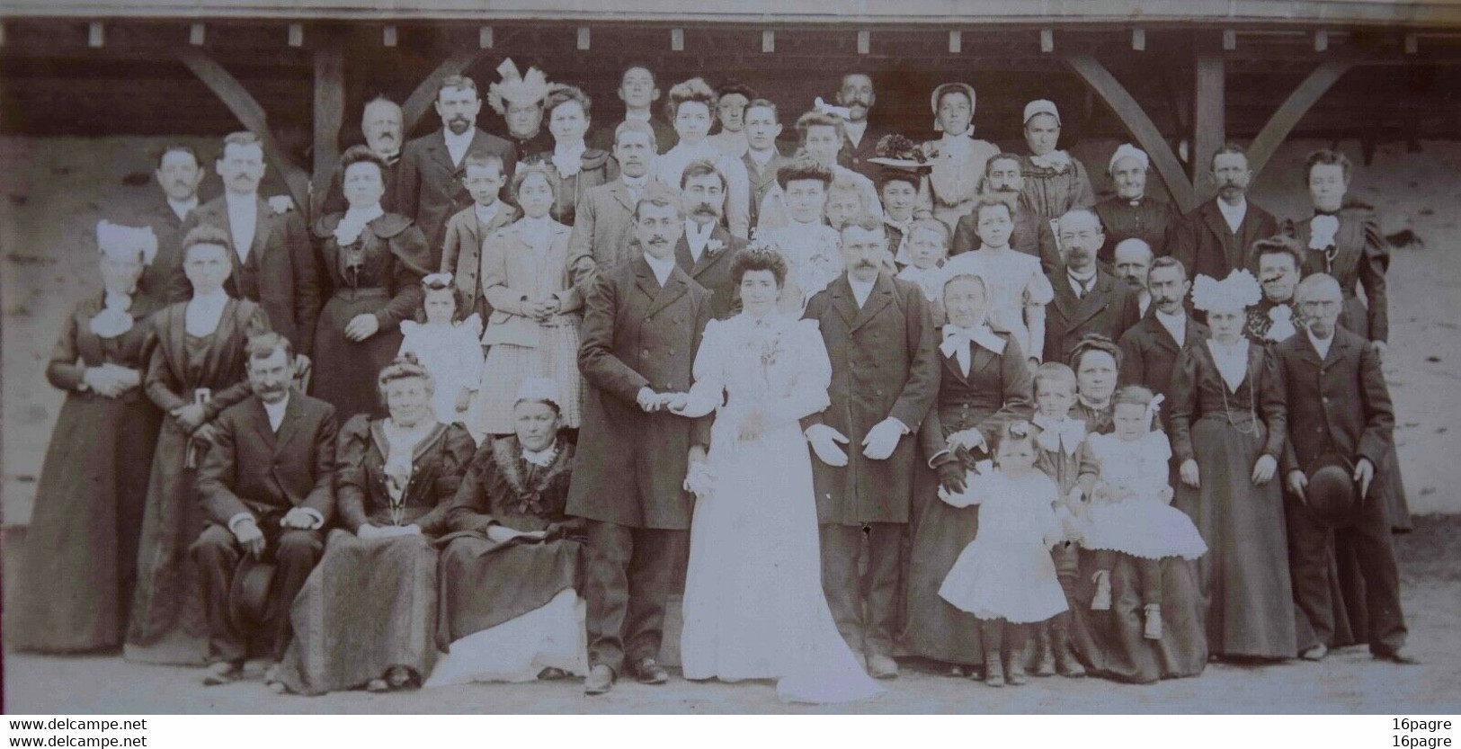 ALBUMINÉE SUR CARTON. MARIAGE, NOCES, CANDÉ, MAINE-ET-LOIRE, FEMMES A COIFFES, 49, ANJOU - Ancianas (antes De 1900)