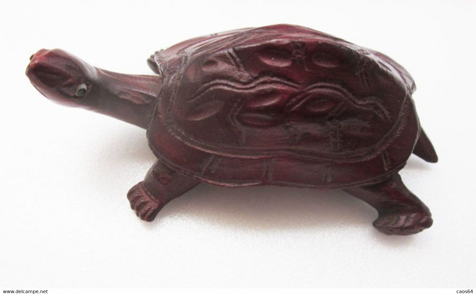 Tartaruga Legno L. 75 Mm. Vintage Figure - Animaux