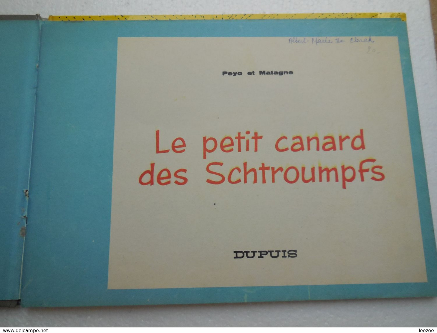 EO LE PETIT CANARD DES SCHTROUMPFS PEYO Collection Du CARROUSEL N°4 DUPUIS..3C02..22 - Schtroumpfs, Les
