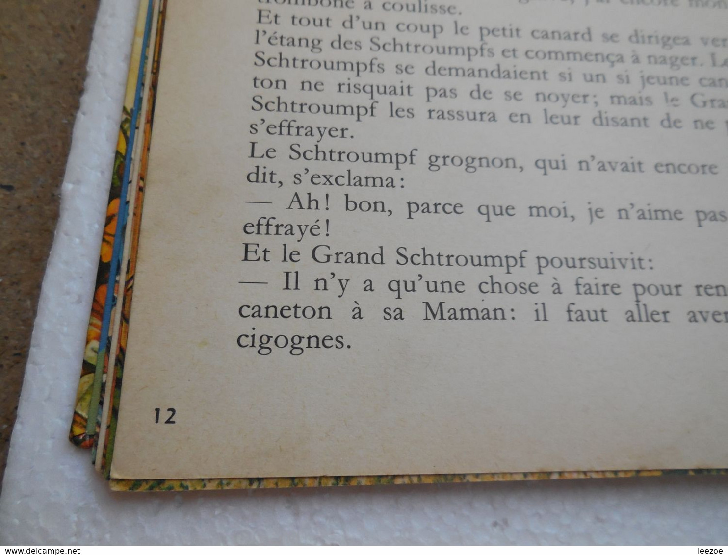 EO LE PETIT CANARD DES SCHTROUMPFS PEYO Collection du CARROUSEL n°4 DUPUIS..3C02..22