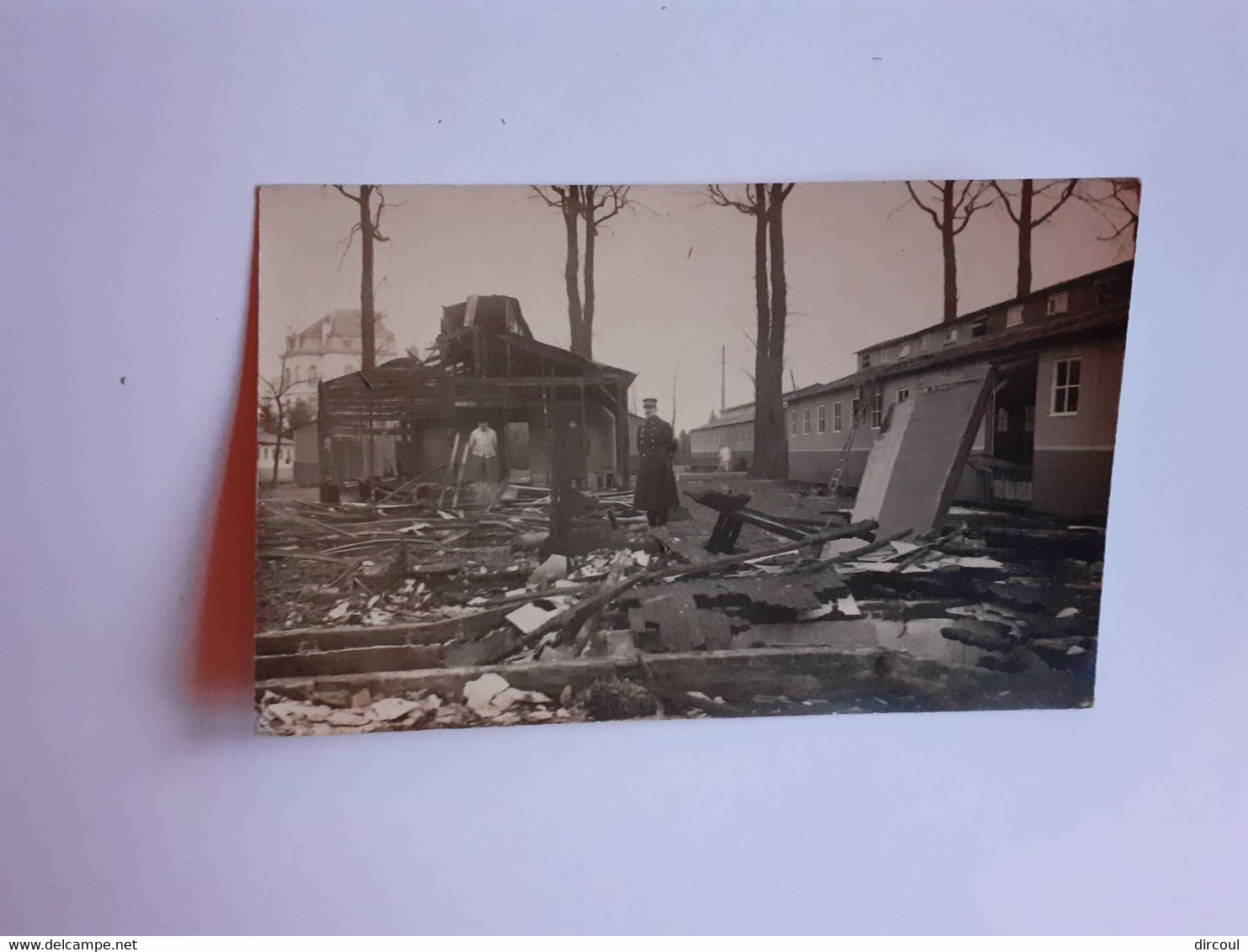 49629  Woluwé   Incendie De L'hopital  Militaire  1920  Carte  Photo - Woluwe-St-Pierre - St-Pieters-Woluwe