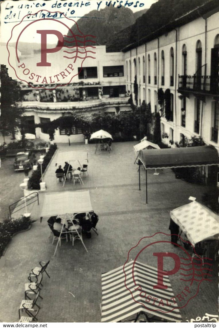 LA RIOJA. BALNEARIO DE ARNEDILLO. TERRAZA DEL HOTEL - La Rioja (Logrono)