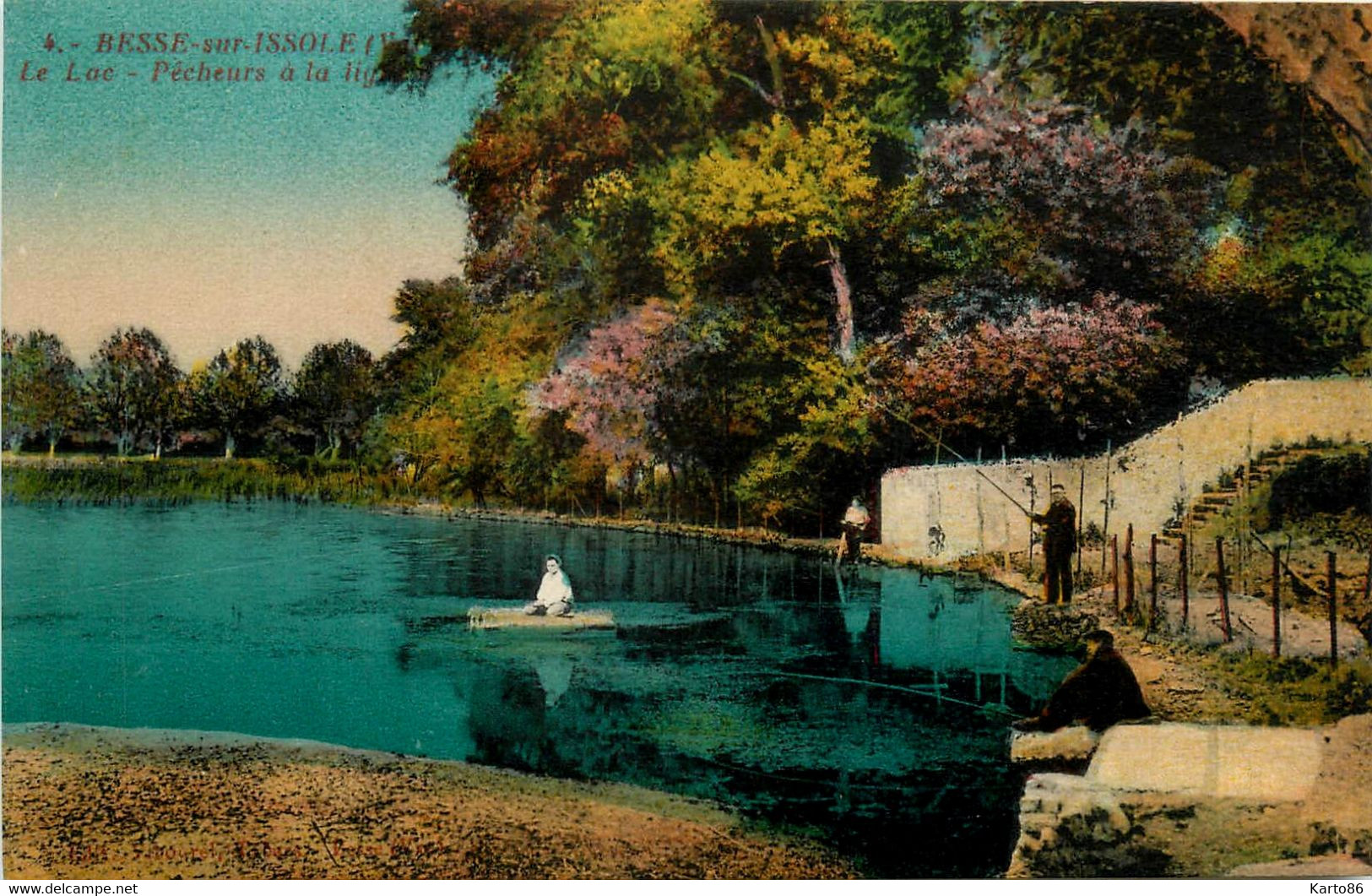 Besse Sur Issole * Pêcheurs à La Ligne Et Le Lac * Pêche - Besse-sur-Issole