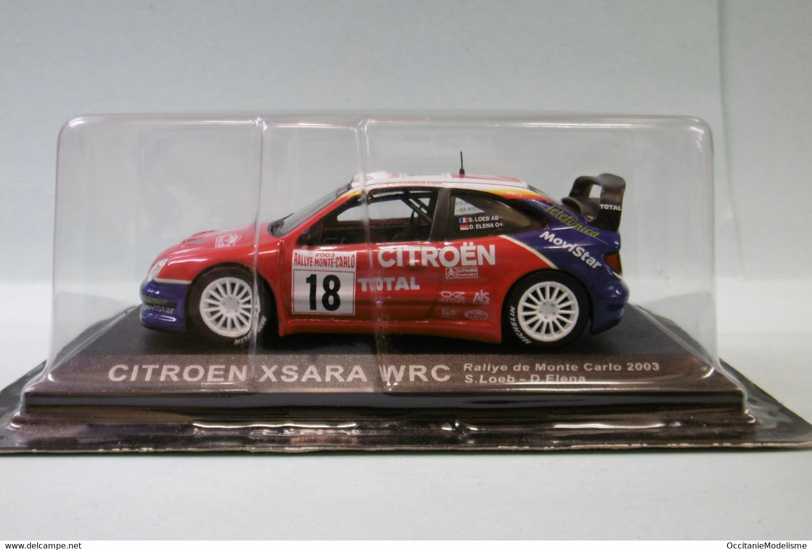 Altaya / Ixo - CITROEN XSARA WRC Rallye De Monte Carlo 2003 S. Loeb D. Elena Neuf 1/43 - Rallye