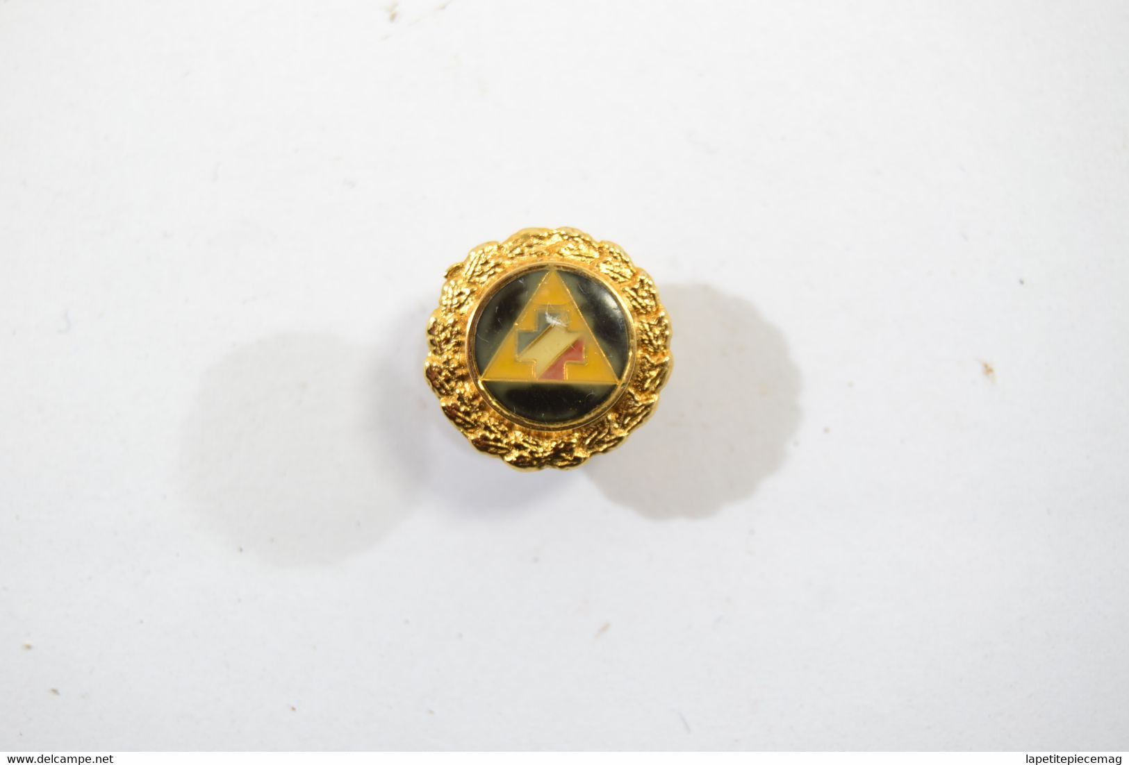 Insigne Boutonnière Sécurité Civile Moniteur De Secourisme Pompier. Ancien Vintage FS Badge - Pompiers