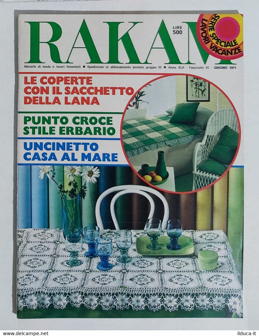 08646 Rivista Ricamo Moda 1971 - Rakam A. XLII N. 6 - Rusconi - Moda