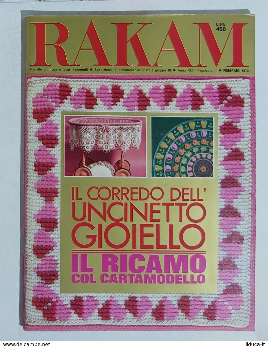 08660 Rivista Ricamo Moda 1970 - Rakam A. XLI N. 2 - Rusconi - Moda