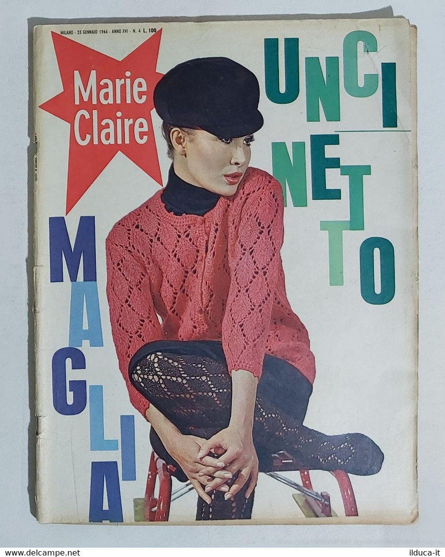 09760 MARIE CLAIRE 1964 A. XVI N. 4 - Paolo VI / Maglia / Uncinetto - Fashion