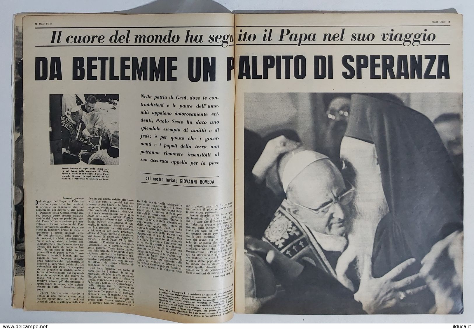 09760 MARIE CLAIRE 1964 A. XVI N. 4 - Paolo VI / Maglia / Uncinetto - Fashion