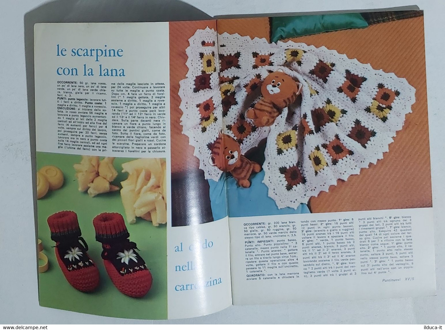 10023 PUNTI NUOVI N. 14 - Ferri Uncinetto - Fili D'oro Idee 1973 - Moda