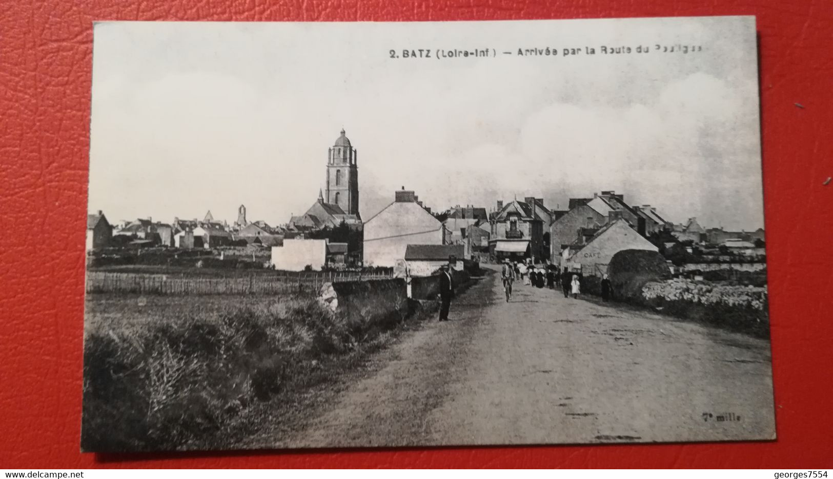 44 - BATZ - Arrivée Par La Route Du Pouligen - Batz-sur-Mer (Bourg De B.)