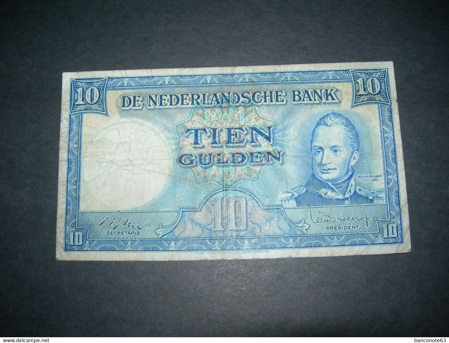 Nederland 10 Gulden 1949 - 10 Florín Holandés (gulden)