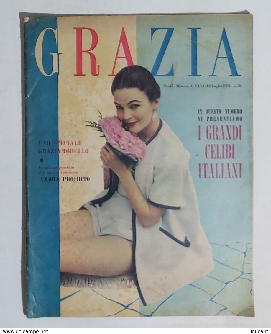 11978 GRAZIA A. XXVI N. 647 - 1953 - I Celibi: Boniperti / De Amicis / Alliata - Fashion