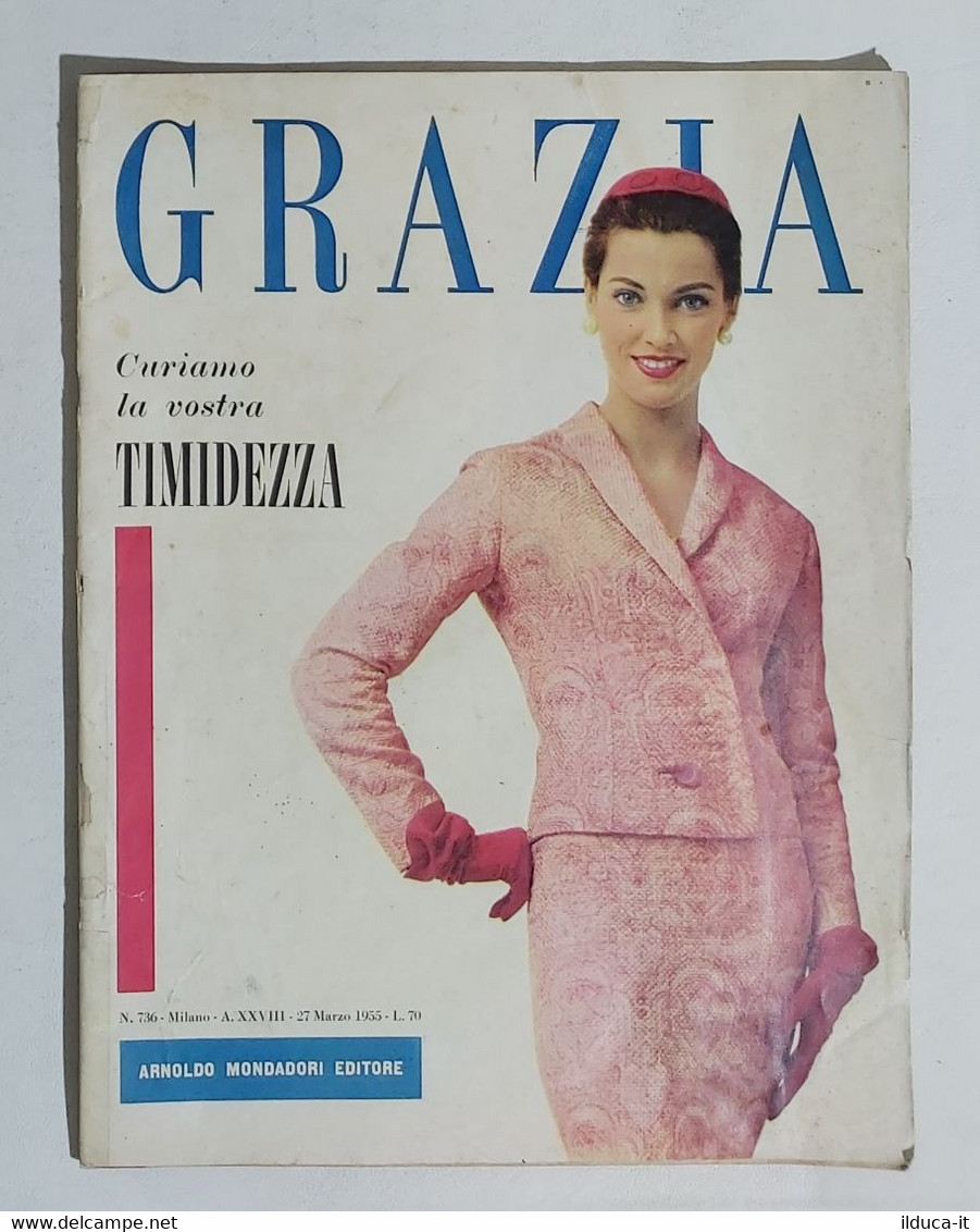 11987 GRAZIA A. XXVIIIn. 736 - 1955 - Timidezza - Moda