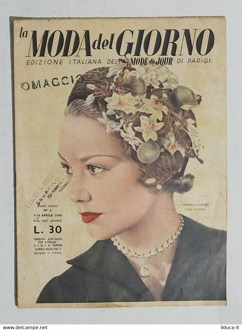 12686 Rivista - La Moda Del Giorno A. I N. 5 - Edizione Italiana 1949 - Moda