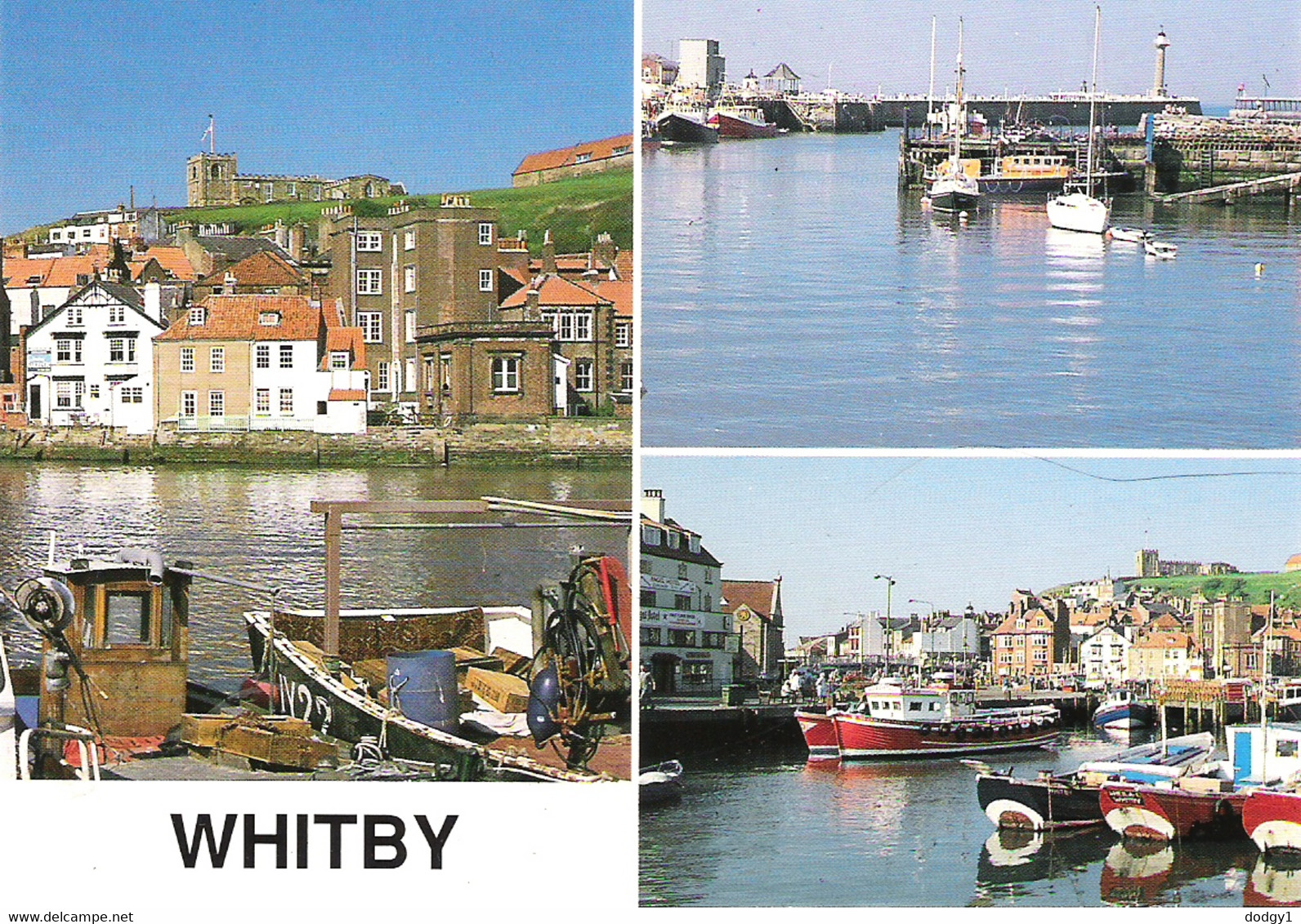 SCENES FROM WHITBY, YORKSHIRE. UNUSED POSTCARD. H5 - Whitby