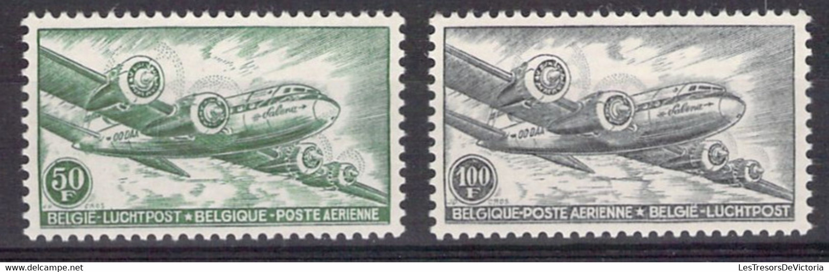 COB PA10A/11A **MNH - 1954 - Papier Blanc , Légèrement Allongé - Cote 400 Euros COB 2003 - Autres & Non Classés