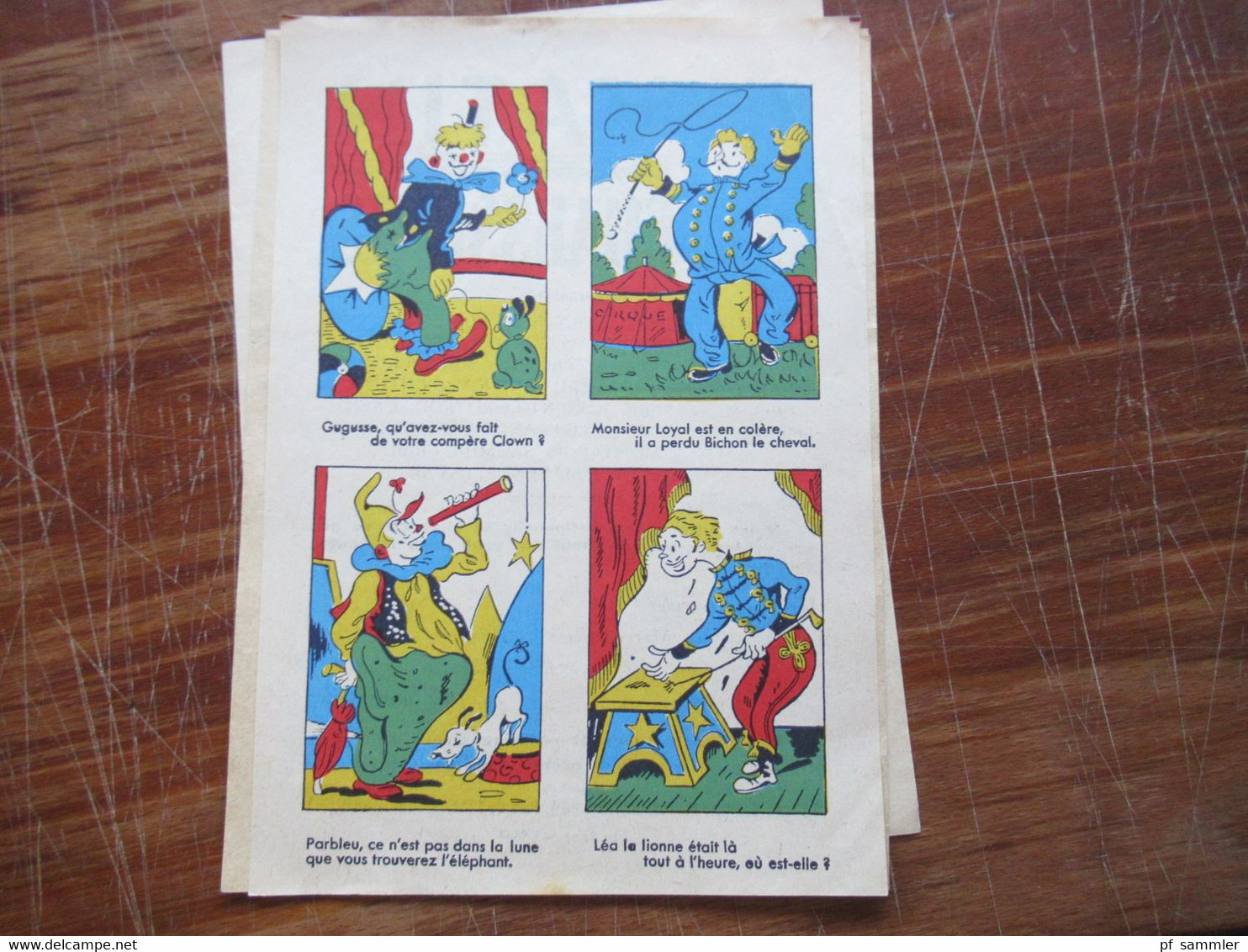 Frankreich Devinettes Sammlung mit 23 Stück / verschiedene Motive ca. 1940 / 50er jahre