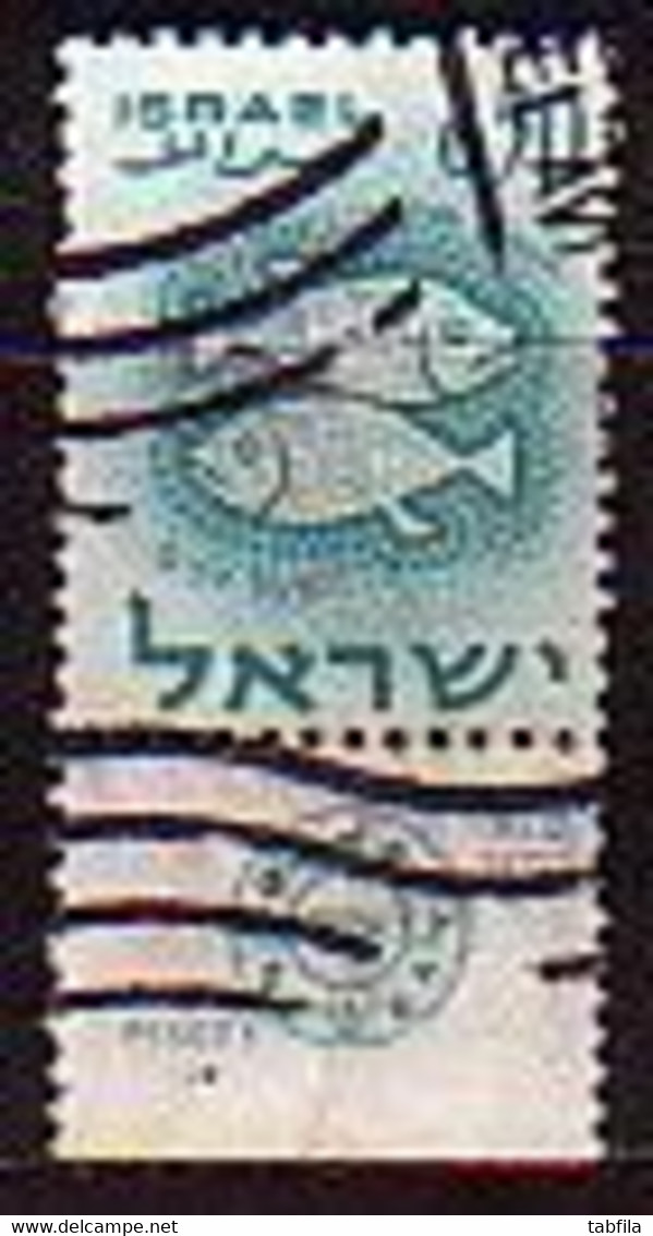 ISRAEL - 1961 - Serie Courant - 0.50a  Yv 197 (O) - Gebraucht (mit Tabs)