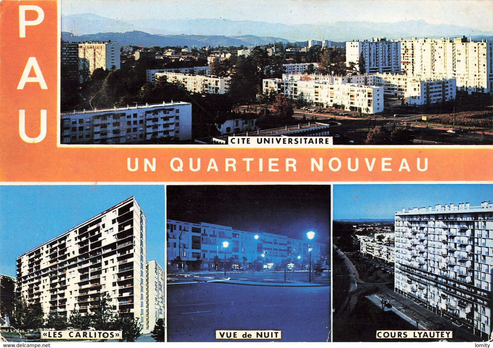 64 Pau Quartier Nouveau Cité Universitaire Les Carlitos Cours Lyautey CPM Immeubles Immeuble Habitation Logement - Pau