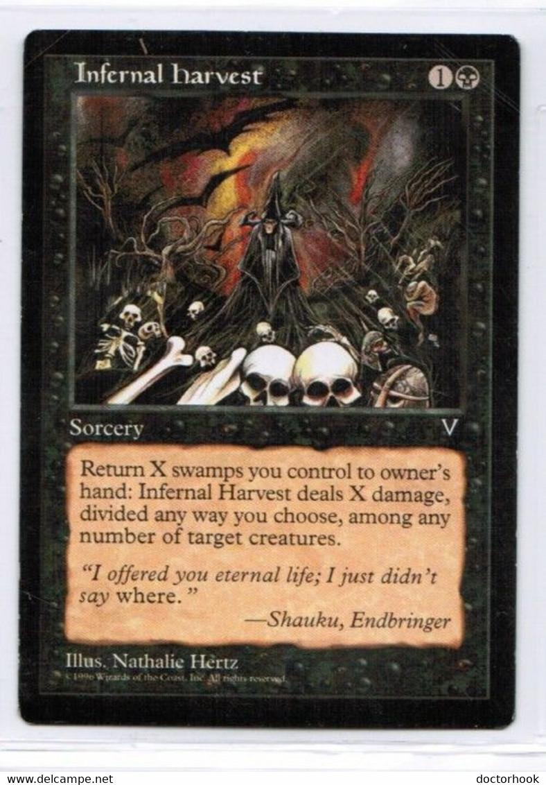 MAGIC The GATHERING  "Infernal Harvest"---VISIONS (MTG--150-5) - Andere & Zonder Classificatie