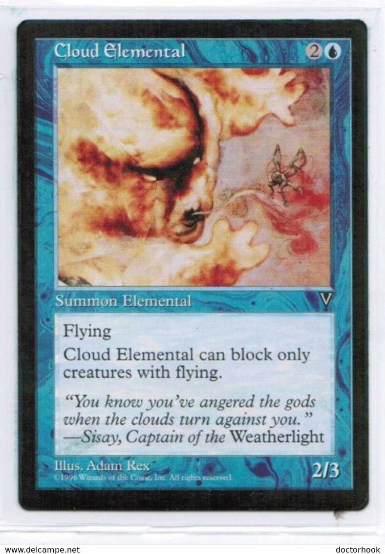 MAGIC The GATHERING  "Cloud Elemental"---VISIONS (MTG--150-6) - Altri & Non Classificati