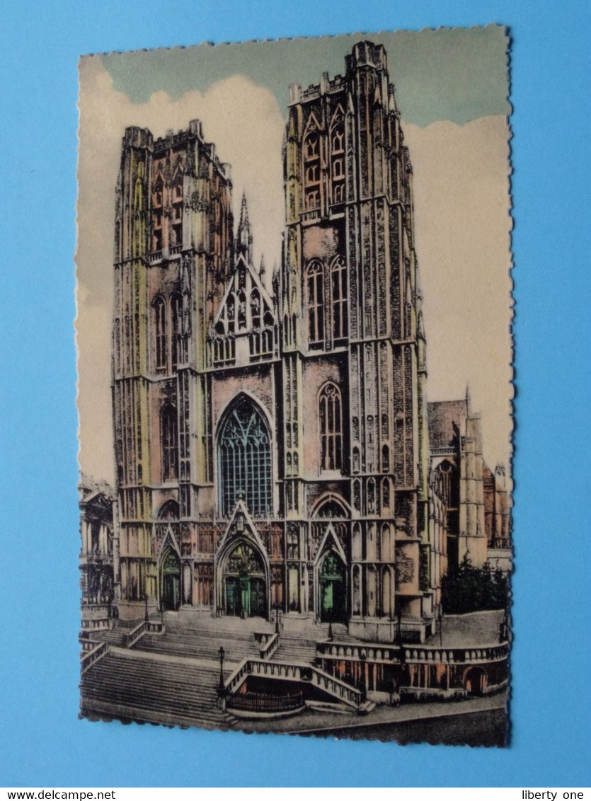 Eglise Ste-GUDULE > Brussel () Anno 19?? ( Zie / Voir Scan ) ! - Konvolute, Lots, Sammlungen