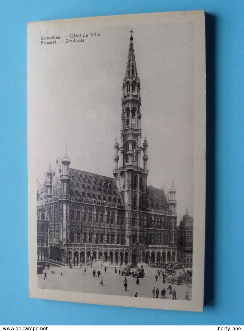 Hôtel De Ville - STADHUIS > Brussel () Anno 19?? ( Zie / Voir Scan ) ! - Lots, Séries, Collections