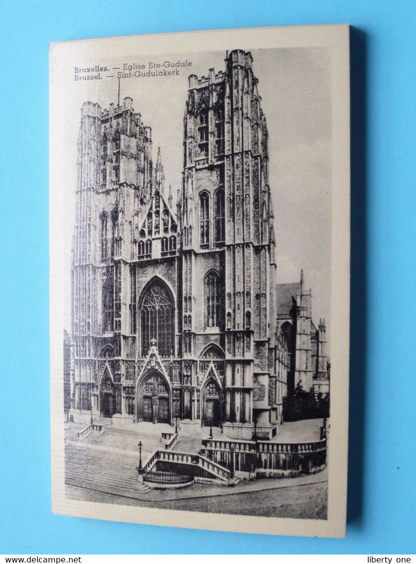 Eglise Ste-Gudule - Sint-Gudulakerk > Brussel () Anno 19?? ( Zie / Voir Scan ) ! - Lotti, Serie, Collezioni