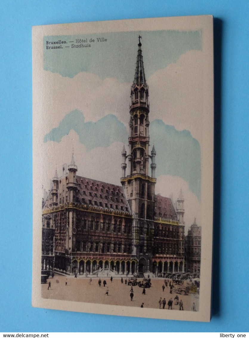 Stadhuis - Hôtel De Ville > Brussel () Anno 19?? ( Zie / Voir Scan ) Gekleurd ! - Konvolute, Lots, Sammlungen