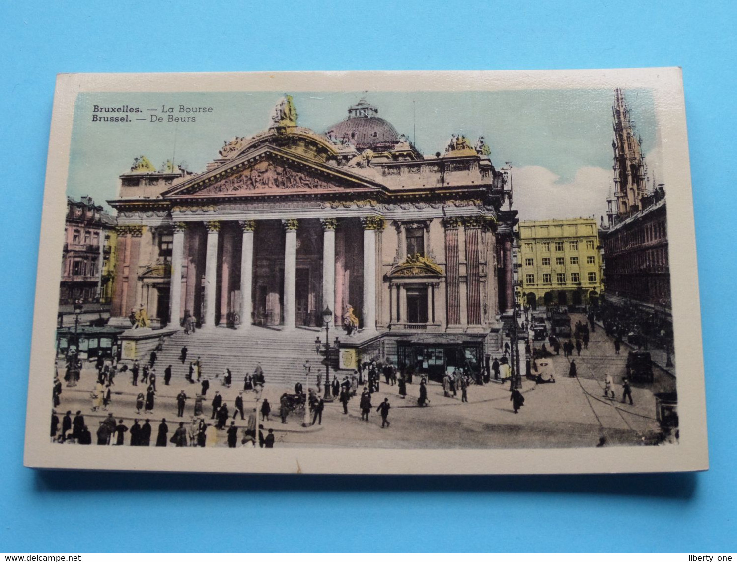 De Beurs - La Bourse > Brussel () Anno 19?? ( Zie / Voir Scan ) Gekleurd ! - Loten, Series, Verzamelingen