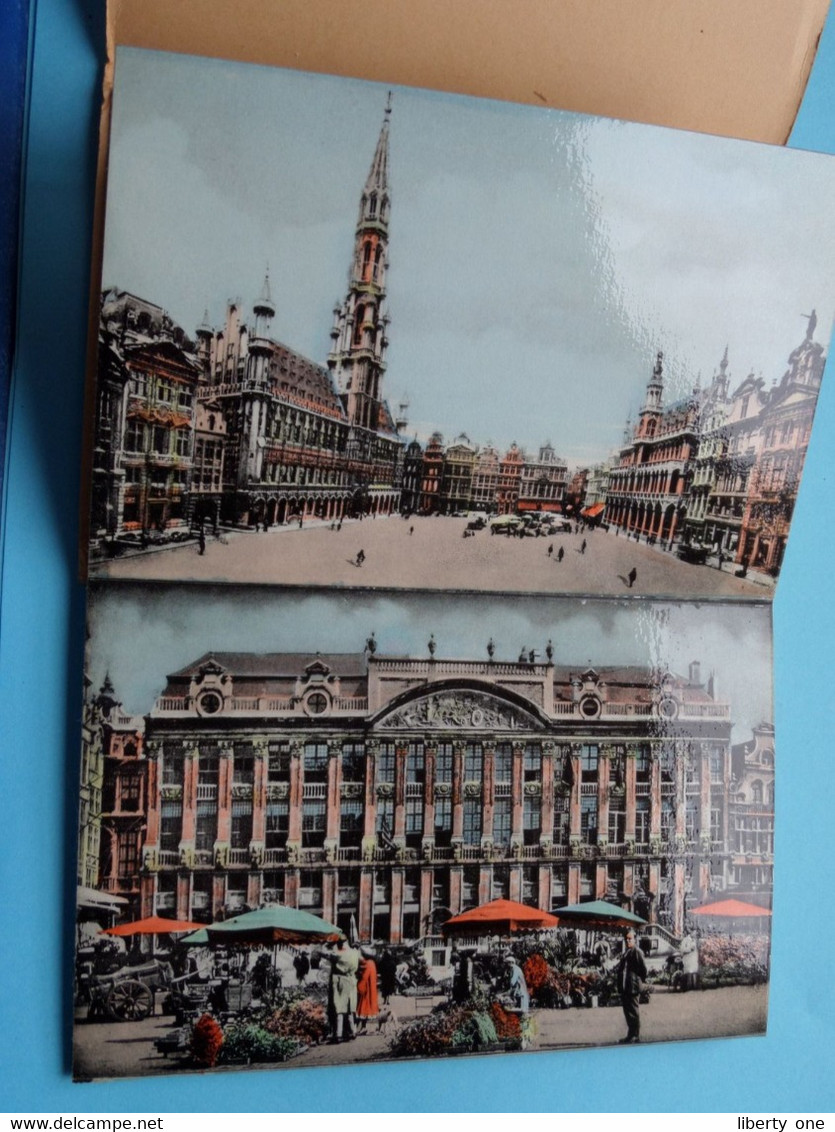 Souvenir / Aandenken / Andenken An BRÜSSEL - BRUXELLES ( Carnet De 10 Cartes ) Anno 19?? ( Zie / Voir Scan ) SERIE II - Lotes Y Colecciones