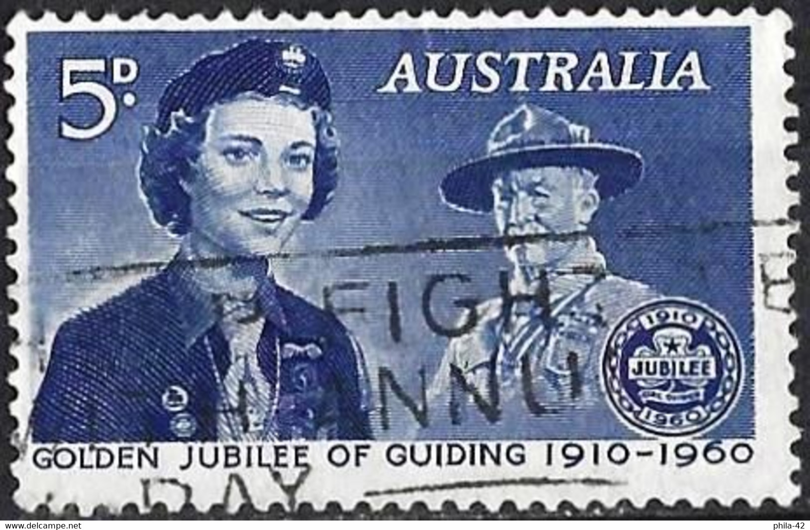 Australia 1960 - Mi 305 - YT 267 ( Scouting - Baden-Pauwell ) - Gebraucht