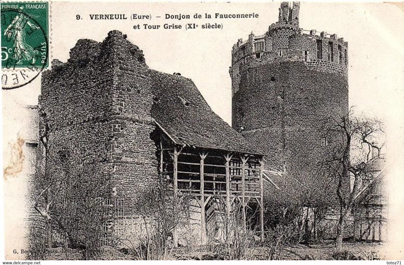 VERNEUIL - Donjon De La Fauconnerie Et La Tour Grise ( XIè Siècle ) - Verneuil Sur Seine