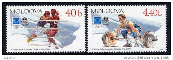 MOLDOVA 2004 Athens Olympic Games MNH / **.  Michel 495-96 - Moldavië