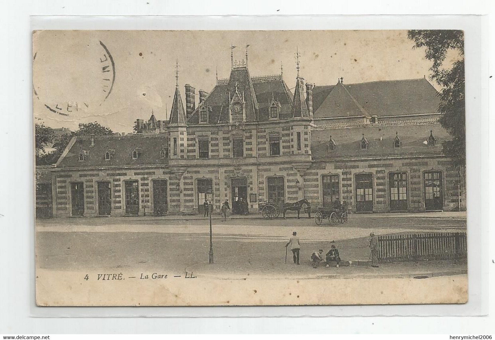 35 Vitré La Gare 1919 - Vitre