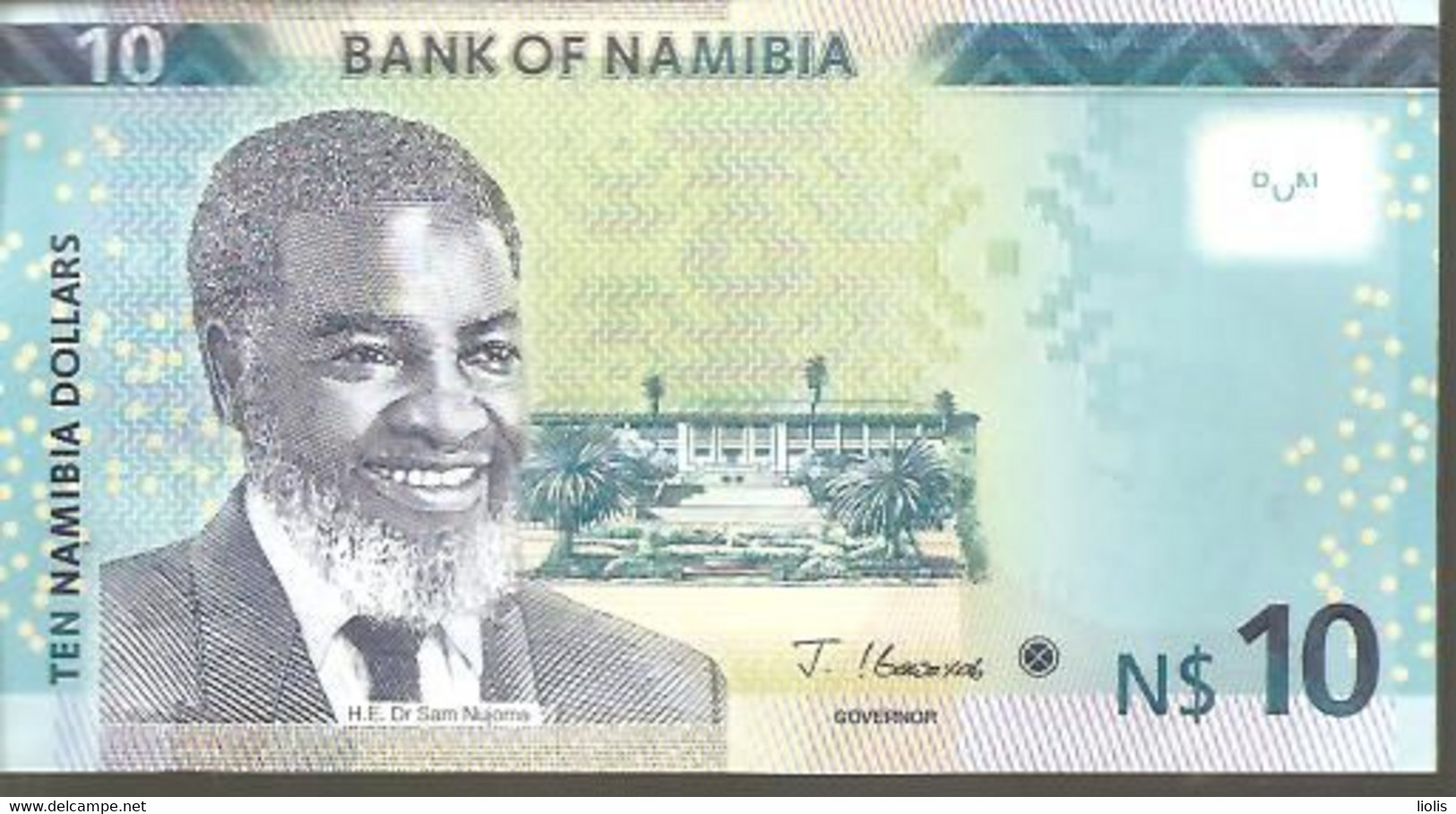 Namibia P-16  10 Dollars 2021 UNC - Namibia