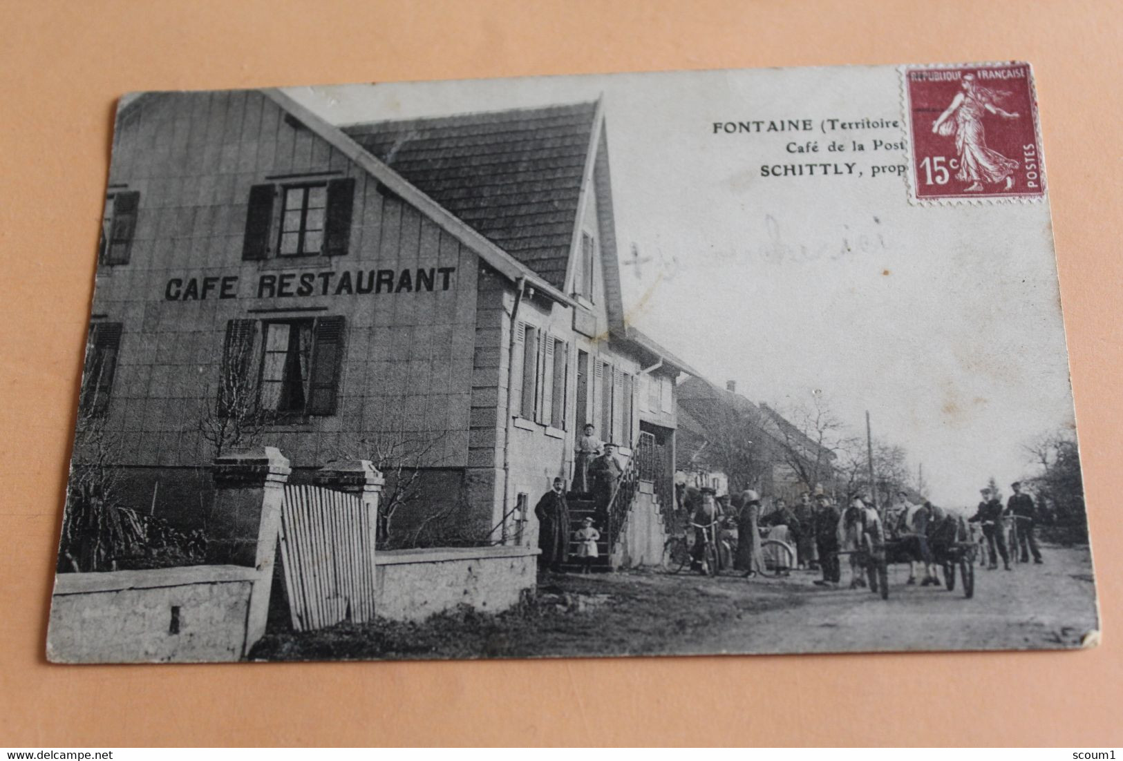 Fontaine - Café De La Poste - Fontaine