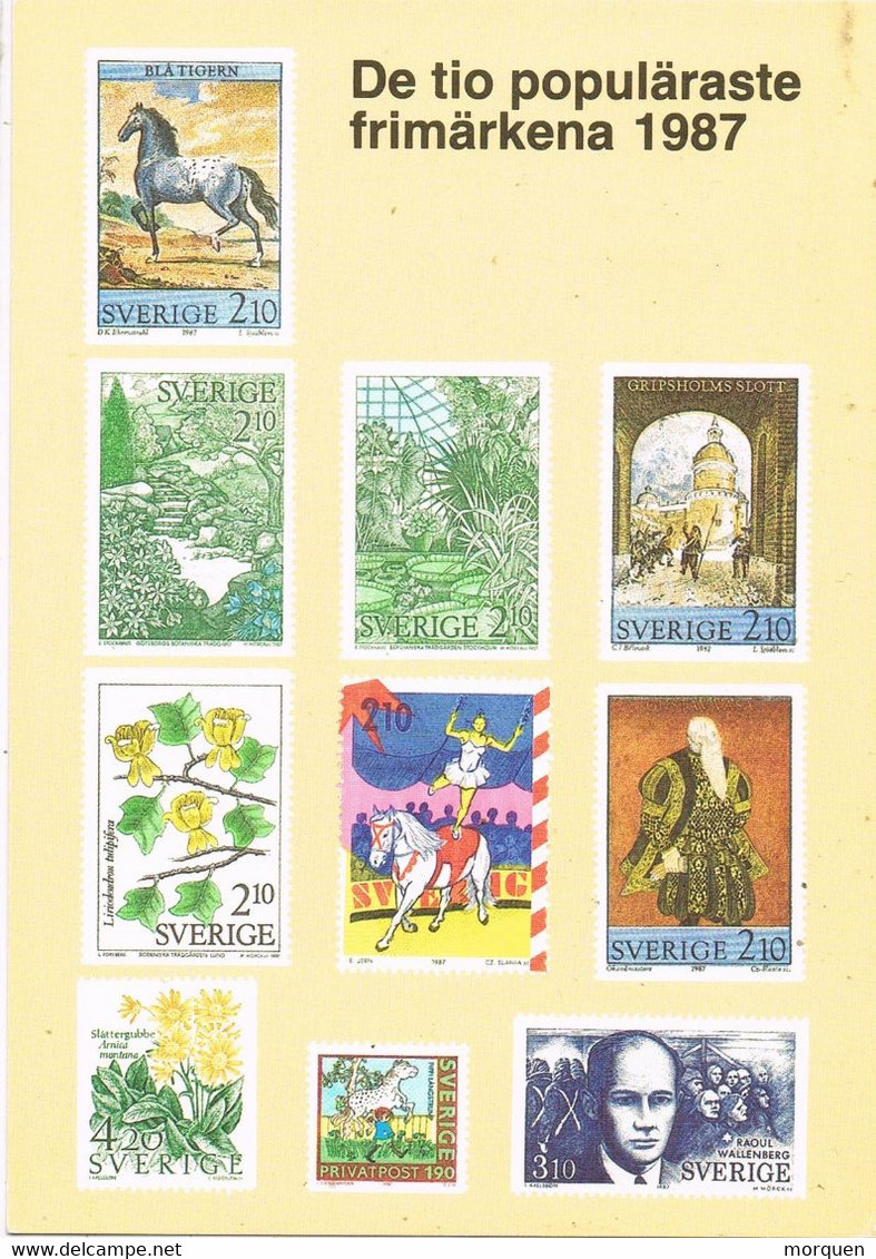 44261. Postal STOCKHOLM (Sverige) Suecia 1995. Stamp 95 LONDON. Flowers Arnica - Briefe U. Dokumente