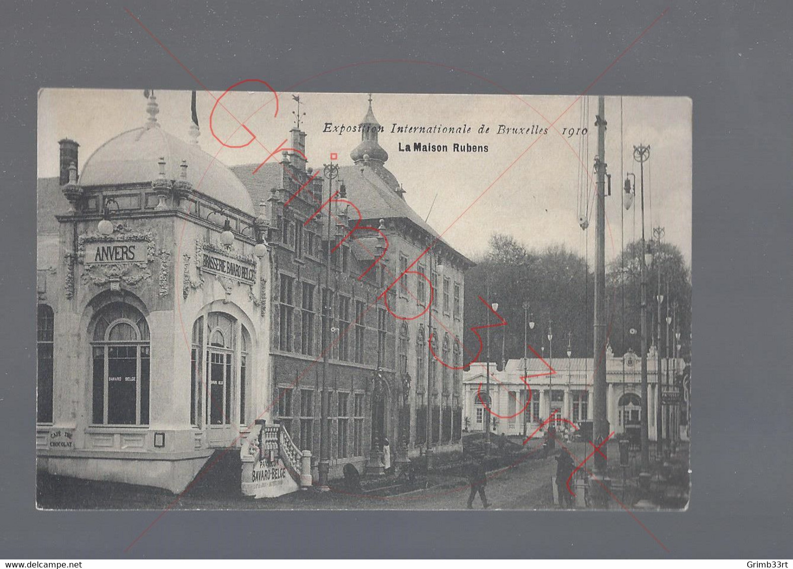 Bruxelles - Expo 1910 - La Maison Rubens - Elixir De Kenner - Postkaart - Feste, Eventi