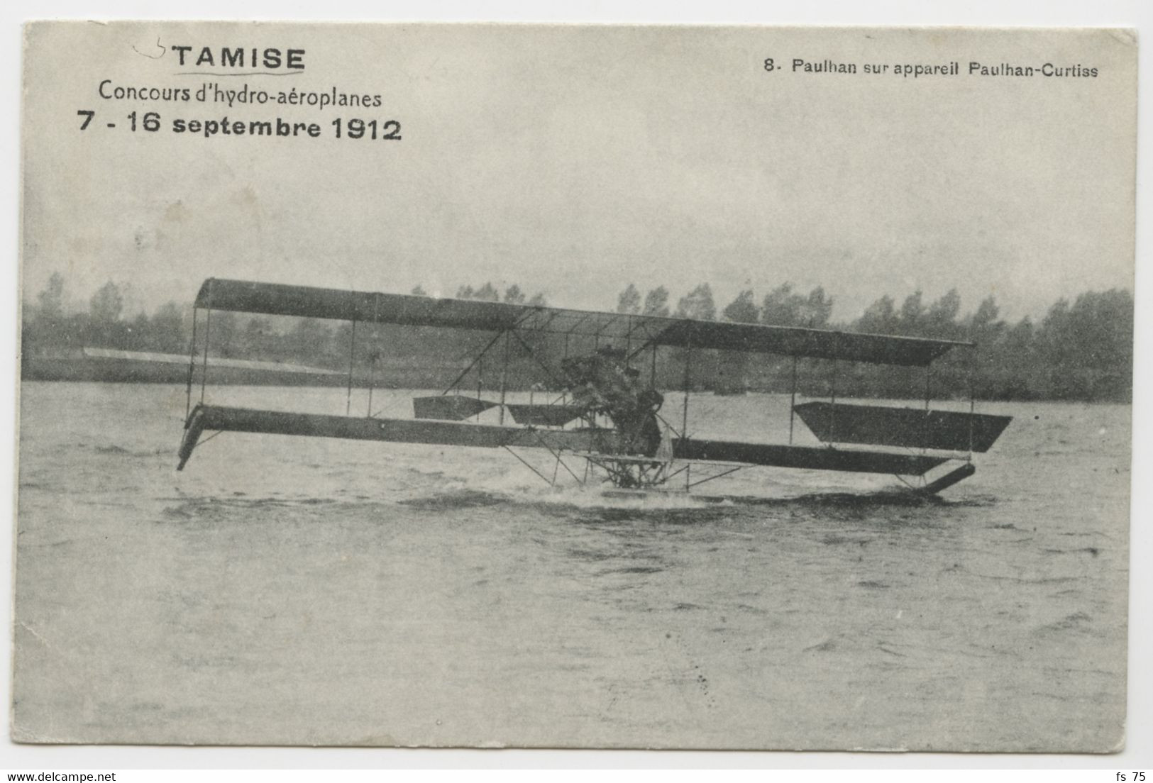 BELGIQUE - TEMSE / TAMISE - CONCOURS D'HYDRO-AEROPLANES - SEPTEMBRE 1912 - Temse